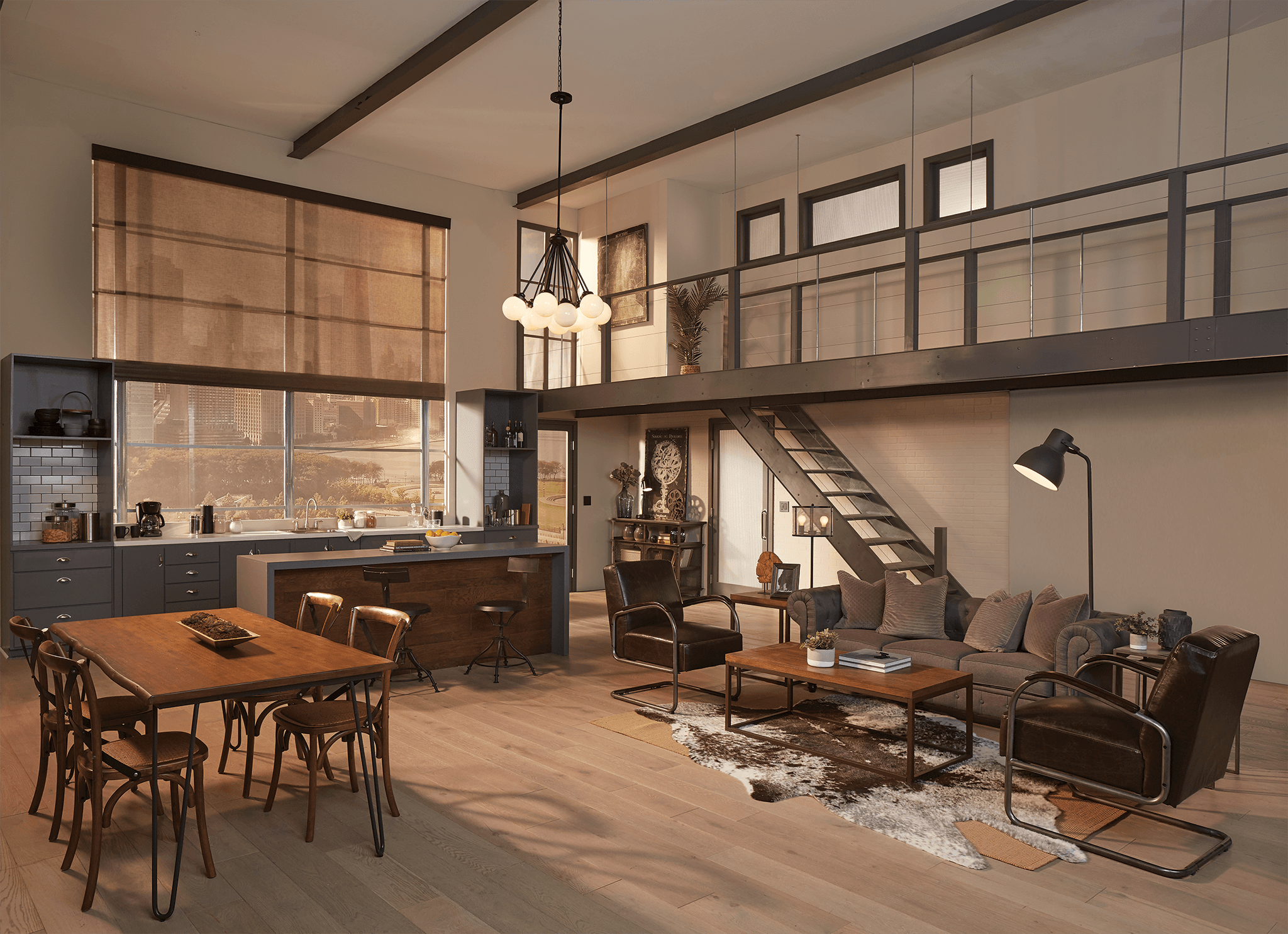 Skylight Motorized Shades